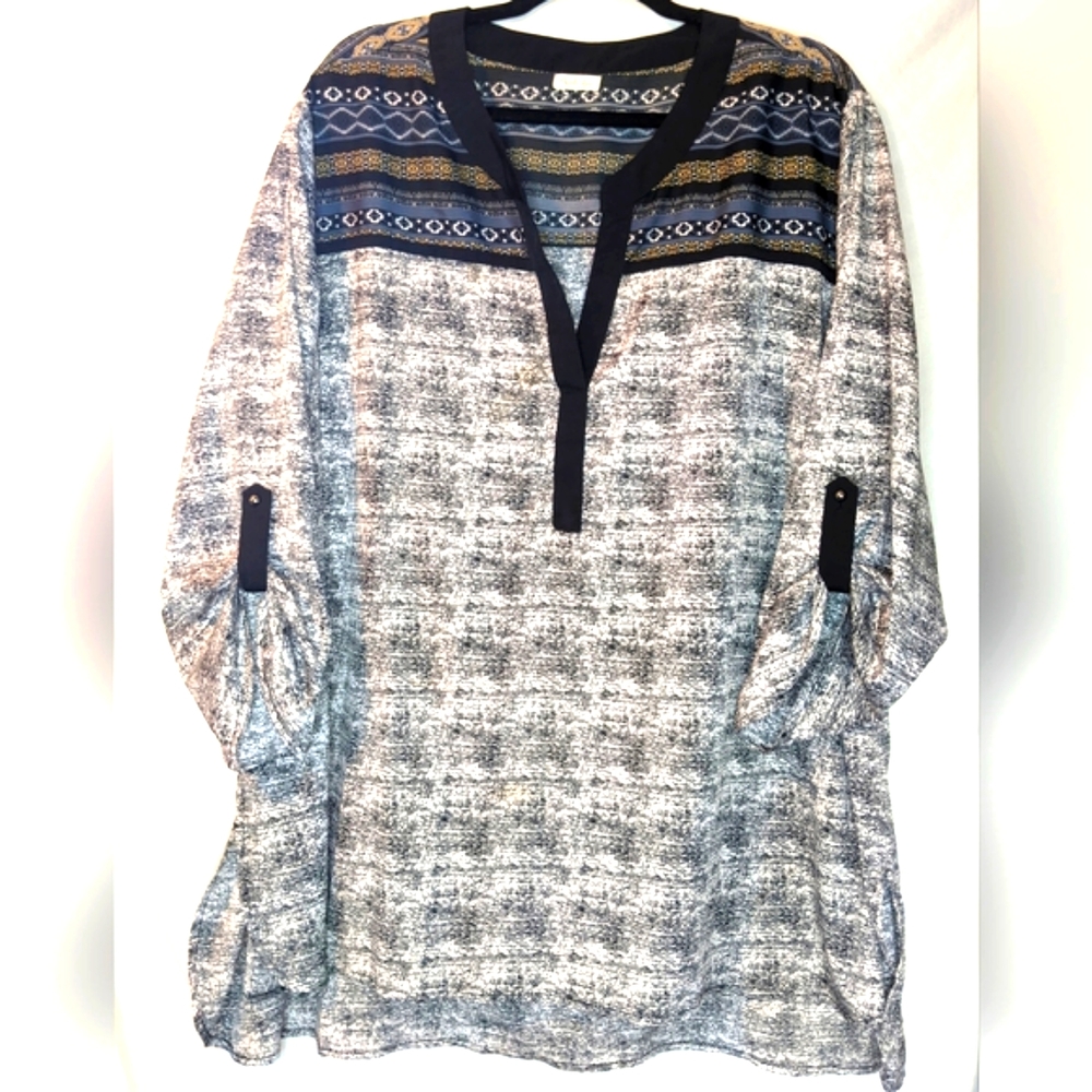 Antilia Femme Tunic Blouse, 3X
